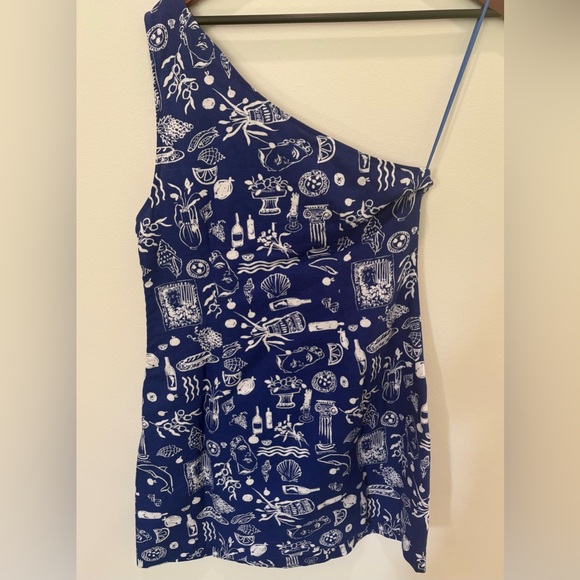 NWT Madewell x Lisa Says Gah One Shoulder Dress - 8 - Picture 5 of 6